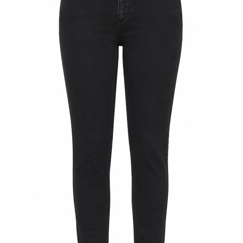 Only Womens Black Cotton Skinny Jeans Size 34 in L30 in Regular Button