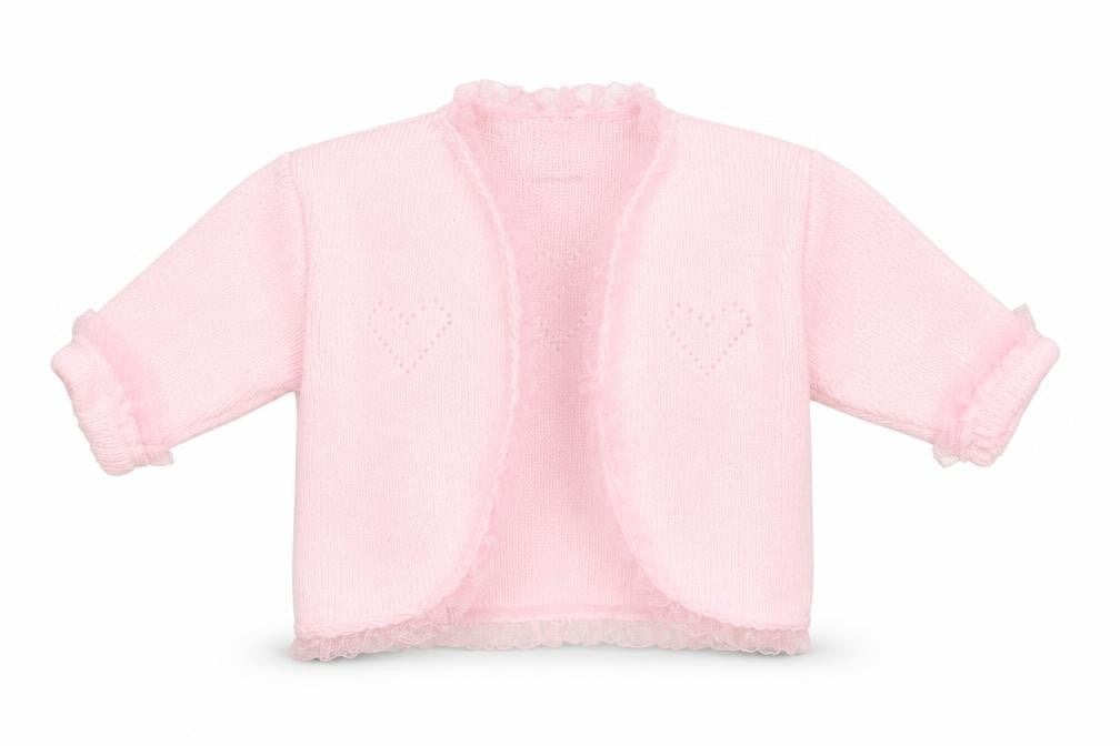 Dinkie Baby Pink Acrylic Cardigan Jumper Size 0-3 Months Pullover