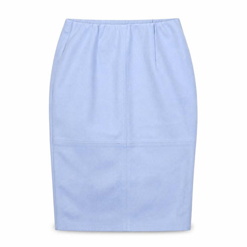 Glamorous Womens Blue Polyester Straight & Pencil Skirt Size XS - Suede Effect