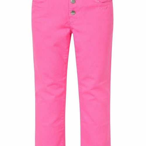 Zara Girls Pink Polyester Jogger Trousers Size 9 Months Regular Button