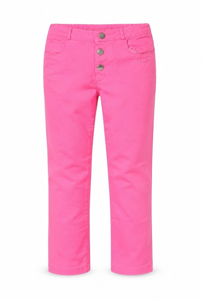 Zara Girls Pink Polyester Jogger Trousers Size 9 Months Regular Button