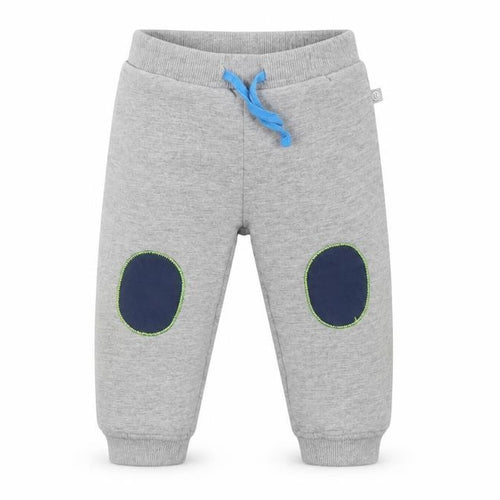 Liegeland Boys Grey Cotton Jogger Trousers Size 18 Months Drawstring