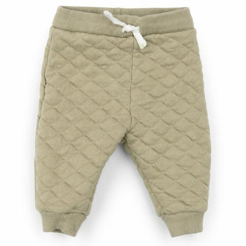 F&F Baby Green Cotton Jogger Trousers Size 3-6 Months Drawstring