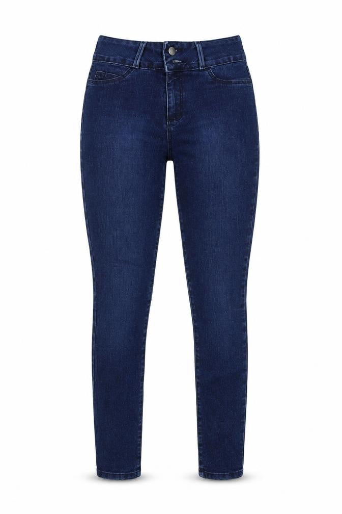 JustFab Womens Blue Cotton Skinny Jeans Size 27 in L27 in Regular Button