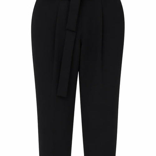 Dorothy Perkins Womens Black Polyester Chino Trousers Size 12 L27 in Regular Button