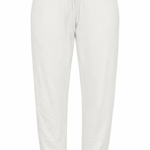 H7m Womens Beige Cotton Jogger Trousers Size M L29 in Slim Drawstring