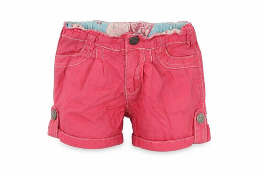 Pumpkin Patch Girls Pink Cotton Chino Shorts Size 3 Years Regular