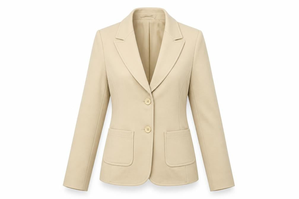 Miss Selfridge Womens Beige Jacket Blazer Size 38 Button