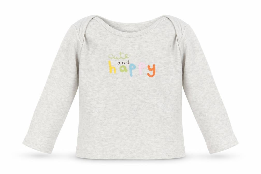 F&F Baby Grey Cotton Pullover Jumper Size 9-12 Months Pullover - Cute And Happy
