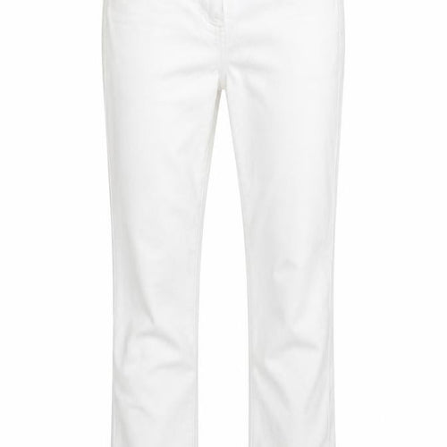 NEXT Womens White Cotton Skinny Jeans Size 8 L25 in Regular Button
