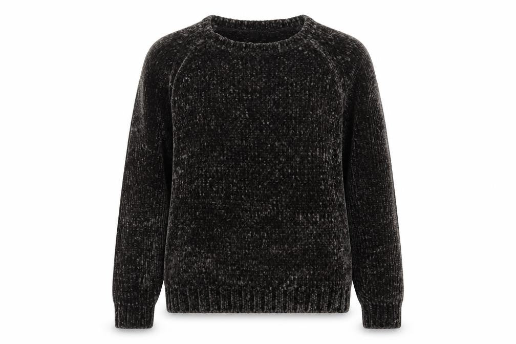 Front view of Next women’s green round neck polyester jumper, size XS