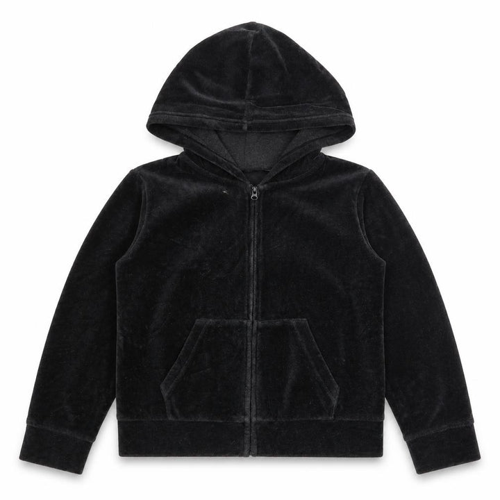 Uniqlo Girls Grey Polyester Full Zip Hoodie Size 9-10 Years Zip