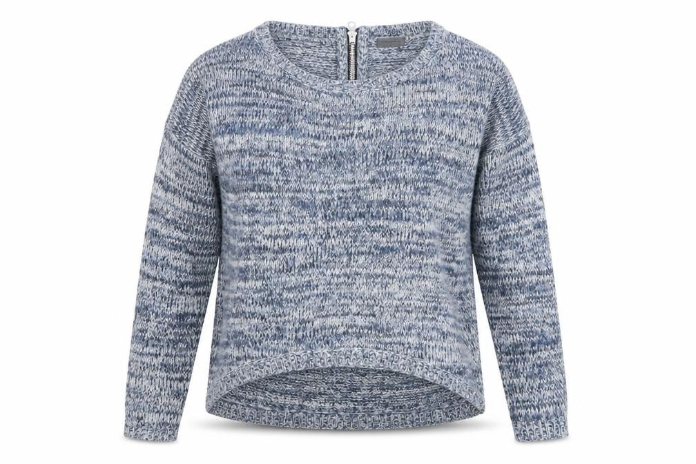 Vero Moda Womens Blue Round Neck Acrylic Cardigan Jumper Size S