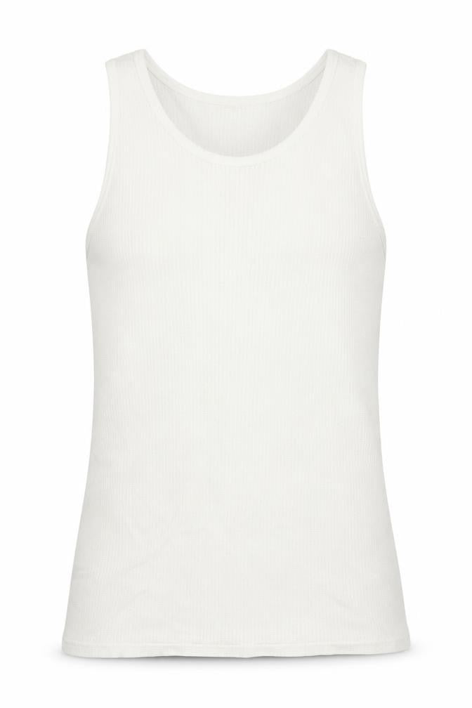 Marks and Spencer Mens Ivory Cotton T-Shirt Size L Round Neck