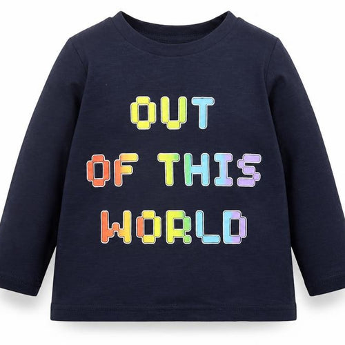 Dunnes Stores Boys Blue Cotton Basic Casual Size 12-18 Months Crew Neck Pullover - Out Of This World