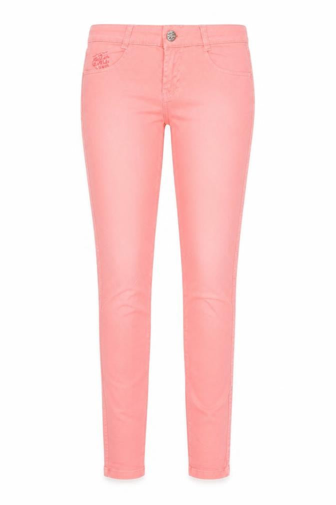 Killah Womens Pink Cotton Skinny Jeans Size 28 in L30 in Regular Button