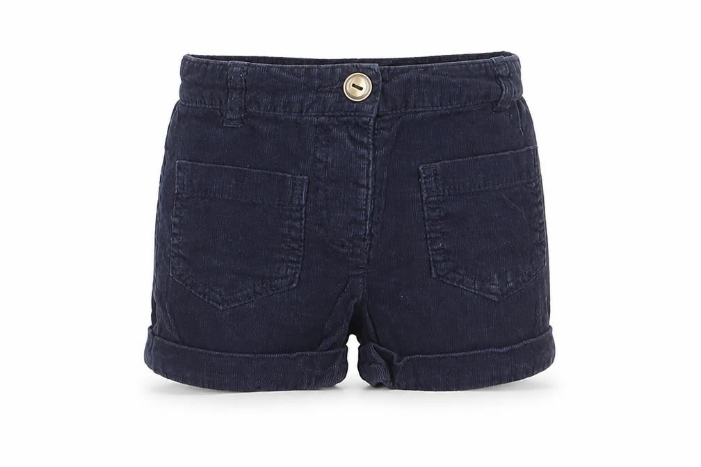 Dunnes Stores Boys Blue Cotton Cropped Trousers Size 18-24 Months Button