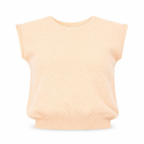 Something Special Womens Pink Round Neck Acrylic Vest Jumper Size M