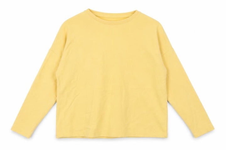 Pull&Bear Womens Yellow Cotton Pullover Sweatshirt Size S Pullover