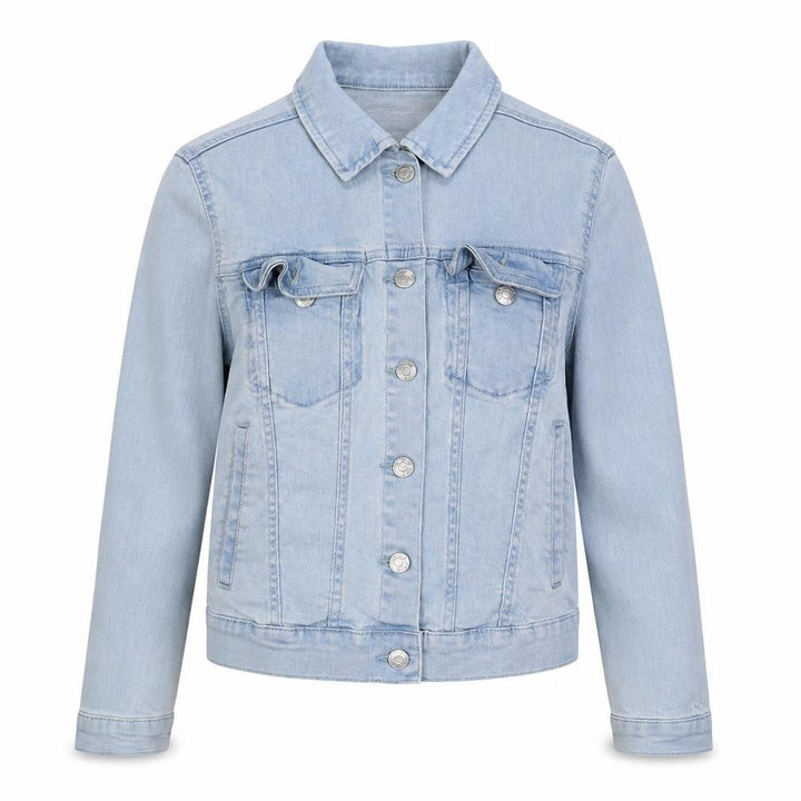 Pull&Bear Womens Blue Jacket Size S Button
