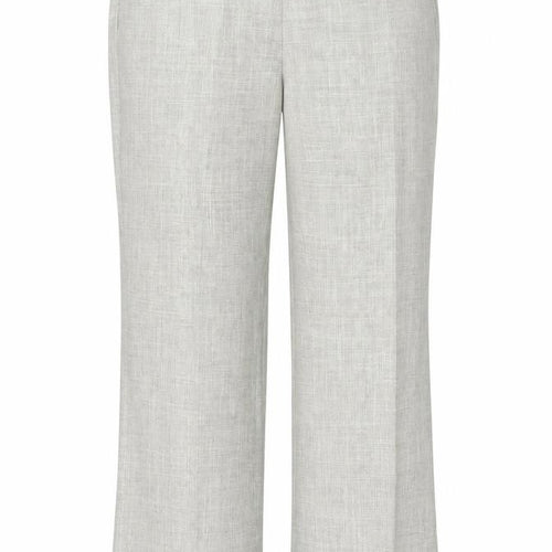 Marks and Spencer Womens Green Plaid Polyester Trousers Size 16 L30 in Regular Zip