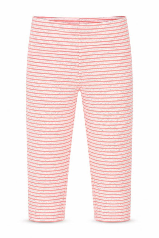 NEXT Girls Orange Striped Polyester Jegging Trousers Size 9 Months Regular