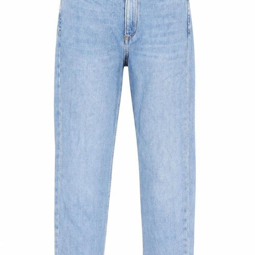 ASOS Womens Blue Cotton Straight Jeans Size 28 in L26 in Regular Zip