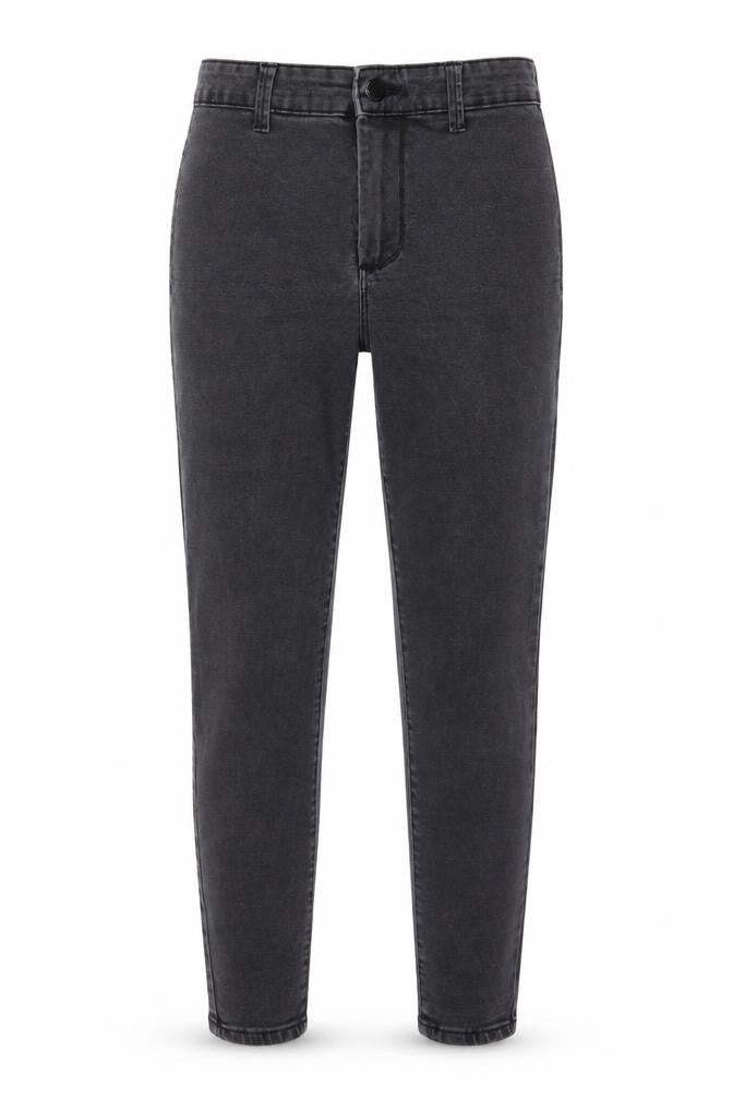 Denim & Co. Womens Grey Cotton Skinny Jeans Size 8 L25 in Regular Button