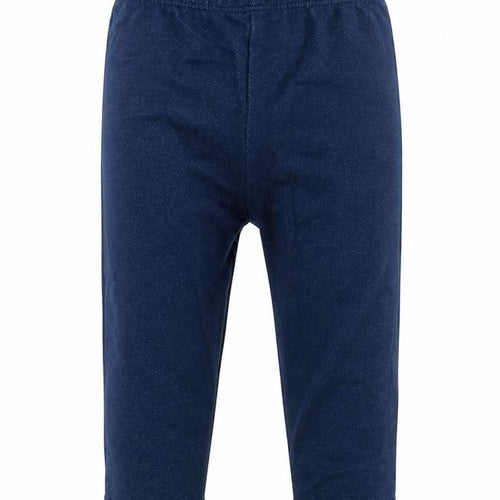 Nutmeg Girls Blue Cotton Jogger Leggings Size 3-6 Months Pullover