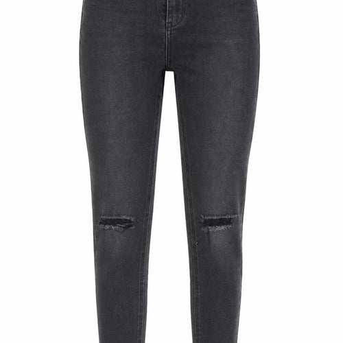 NEXT Womens Black Cotton Skinny Jeans Size 6 L29 in Regular Zip