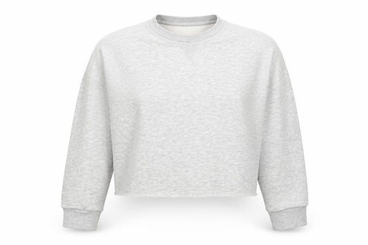 Front view of Primark women’s grey polyester pullover sweatshirt, size XS, pullover