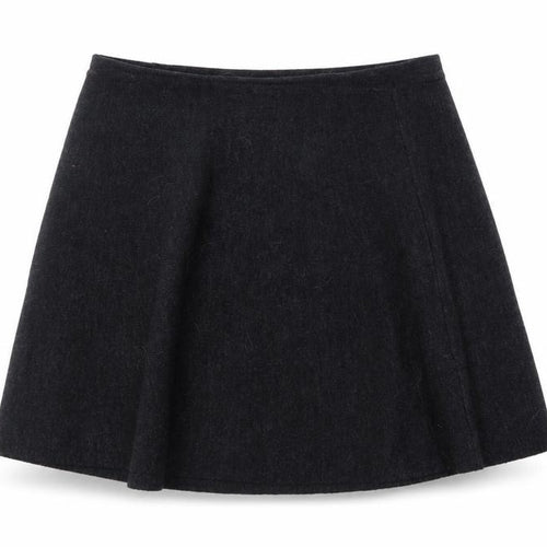 Tahari Womens Grey Acrylic Skater Skirt Size S
