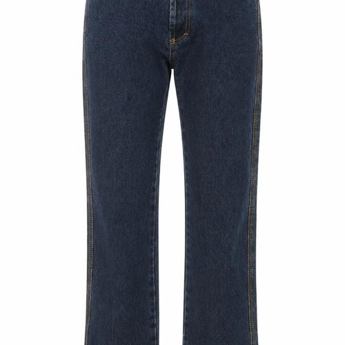 mope Mens Blue Cotton Straight Jeans Size 28 in L32 in Regular Button