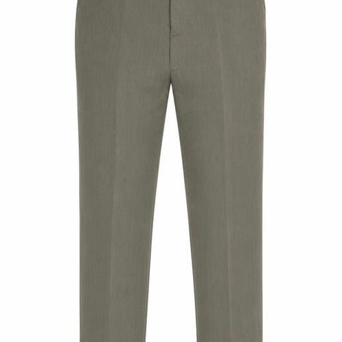 Denver Mens Grey Polyester Dress Pants Trousers Size 40 in L31 in Regular Hook & Loop