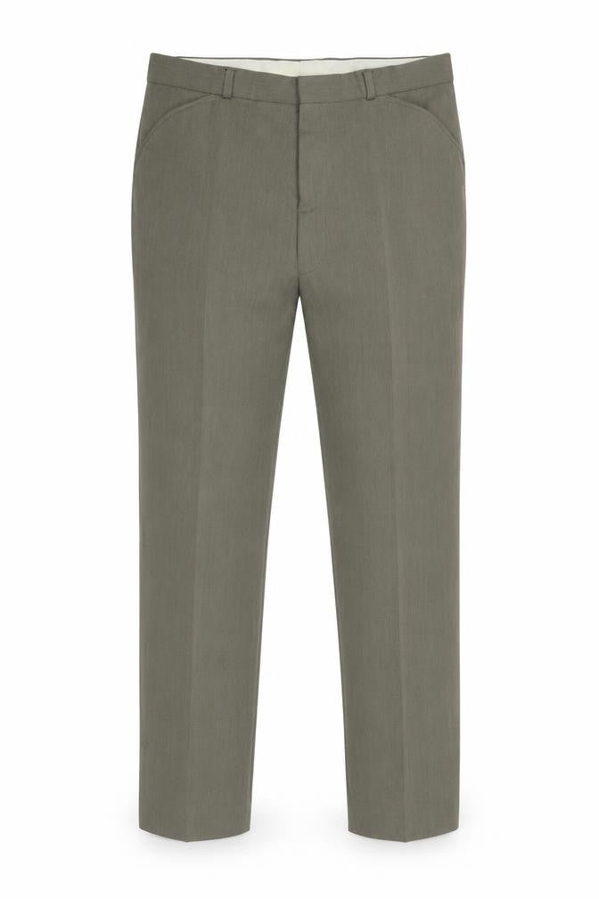 Denver Mens Grey Polyester Dress Pants Trousers Size 40 in L31 in Regular Hook & Loop