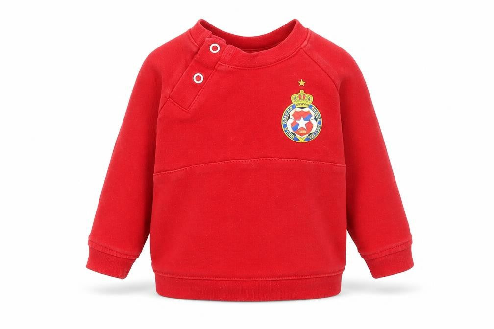Krakow Baby Red Polyester Pullover Jumper Size 6-9 Months Snap - Krakow FC