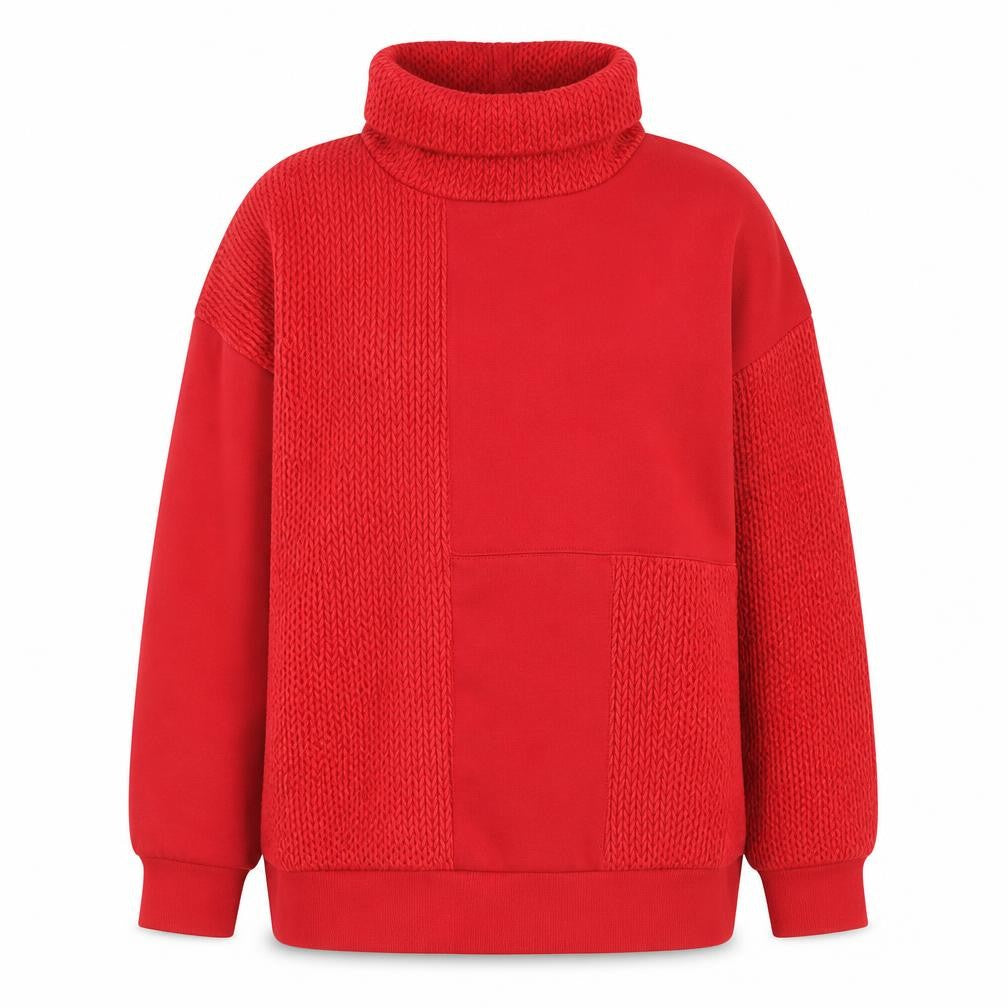 Next Womens Red Viscose Pullover Sweatshirt Size L Pullover