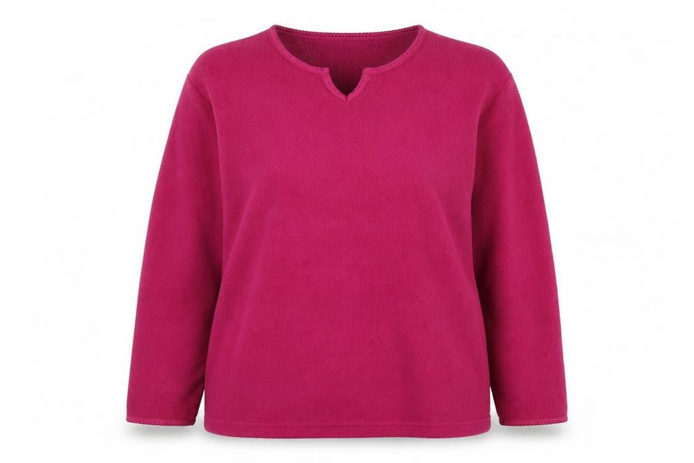 Design Essentials Womens Pink Polyester Pullover Sweatshirt Size XL