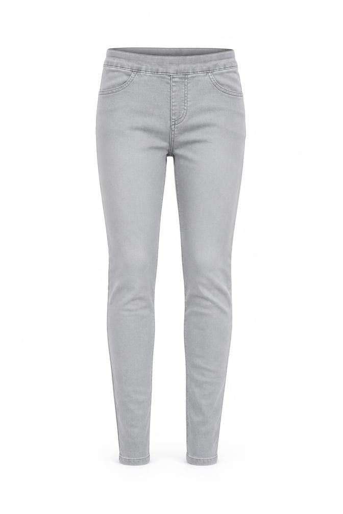 Topshop Womens Grey Cotton Skinny Jeans Size 26 in L30 in Regular Zip