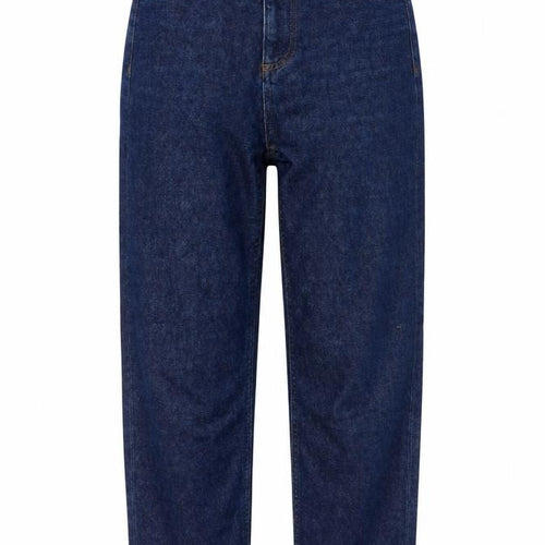 Topshop Womens Blue Cotton Mom Jeans Size 25 in L30 in Regular Button