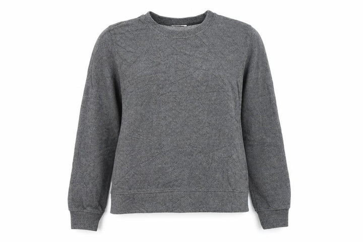Mango Womens Grey Polyester Pullover Sweatshirt Size S Pullover