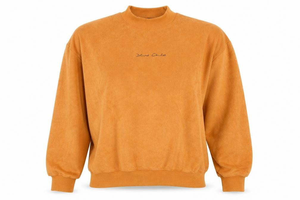 Zaful Womens Orange Polyester Pullover Sweatshirt Size 12 Pullover