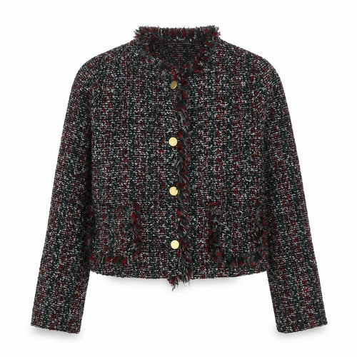 Springfield Womens Multicoloured Round Neck Striped Acrylic Cardigan Jumper Size 10