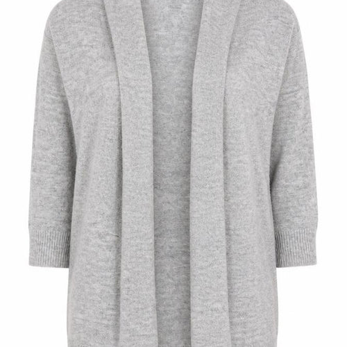 Primark Womens Grey V-Neck Acrylic Cardigan Jumper Size 10