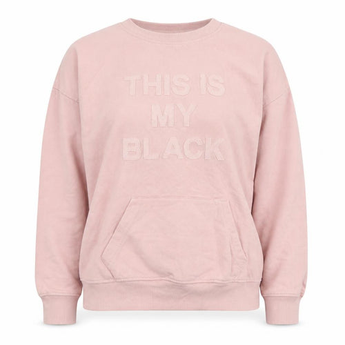 Dunnes Stores Womens Pink Polyester Henley Sweatshirt Size XS Pullover - This is my black