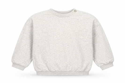 Front view of George Baby Grey Cotton jumper, size 12-18, Months Pullover - Rainbow