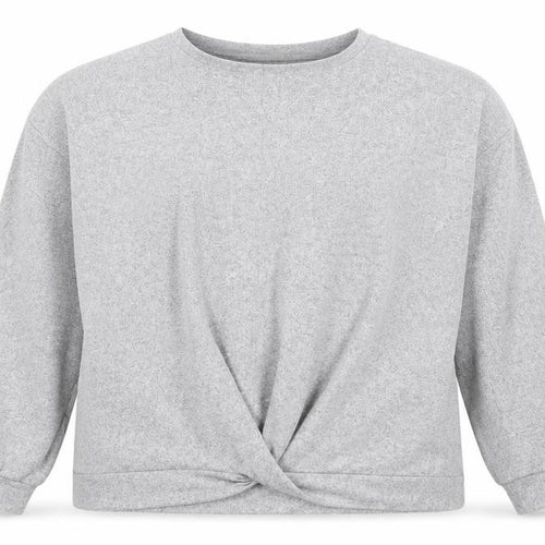 Marks and Spencer Girls Grey Boat Neck Viscose Pullover Jumper Size 15-16 Years Pullover