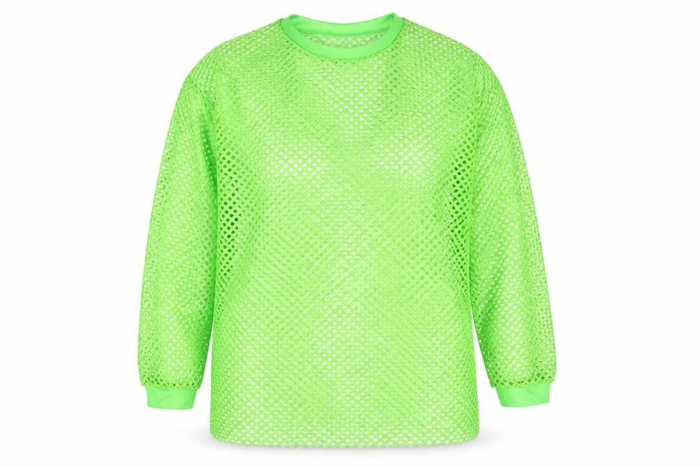 Womens Green Polyester Pullover Sweatshirt Size 2XL Pullover