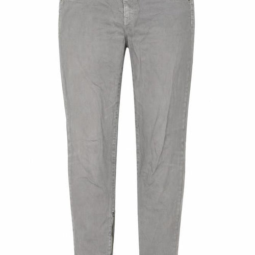 Gap Womens Grey Cotton Skinny Jeans Size 10 L26 in Regular Zip