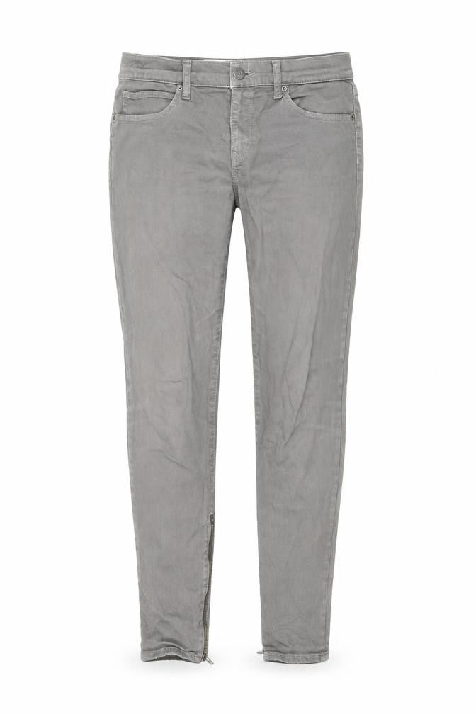 Gap Womens Grey Cotton Skinny Jeans Size 10 L26 in Regular Zip